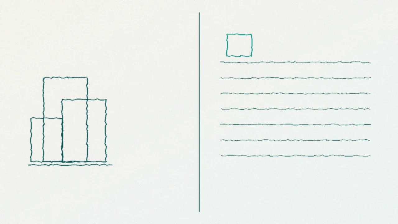 Illustration simple : chantier et documents comptables